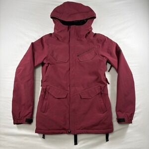 686 Annex Snowboard Jacket Womens S Waterproof Insulated Maroon Gorpcore KCR905